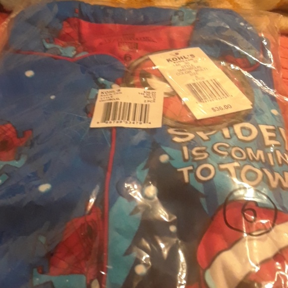 Marvel Other - NWT Spiderman Marvel 6 pajama set